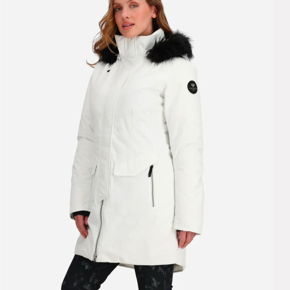 Obermeyer Sojourner Jacket, White Size 4 LIKE NEW